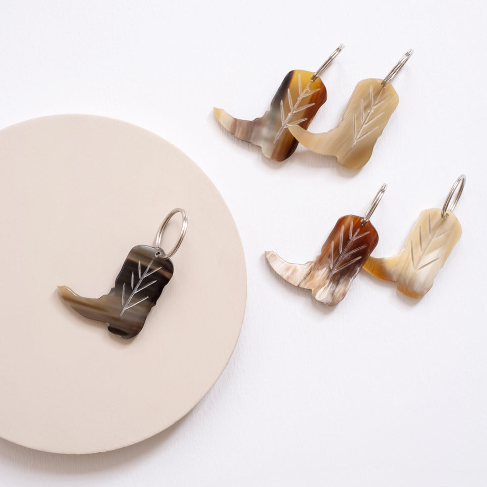 Handmade Western Boot Keychain