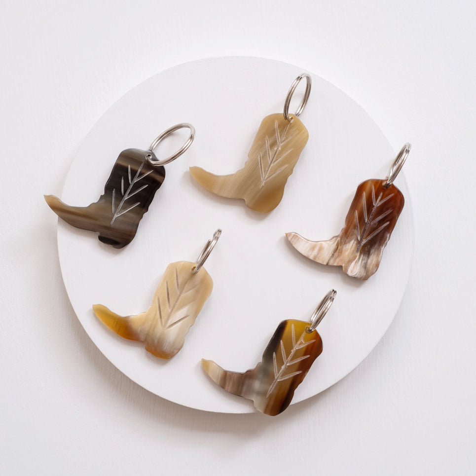 Handmade Western Boot Keychain