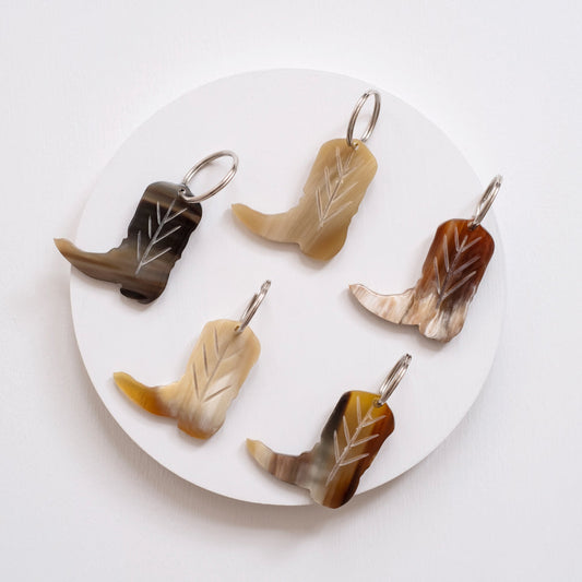 Handmade Western Boot Keychain