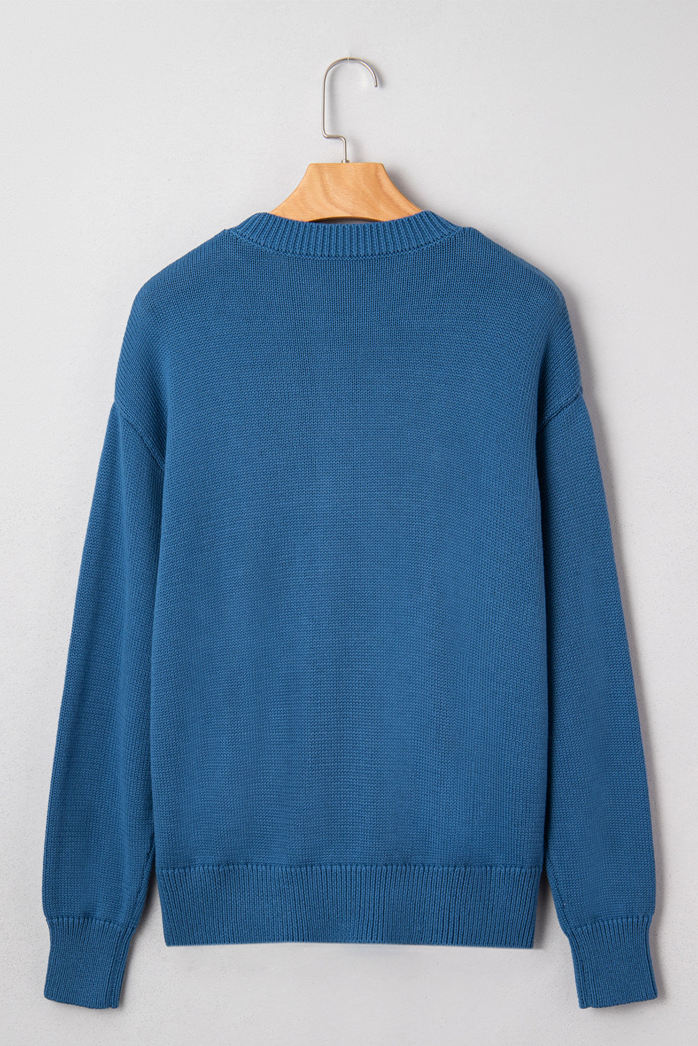 Embroidered Graphic Western Sweater