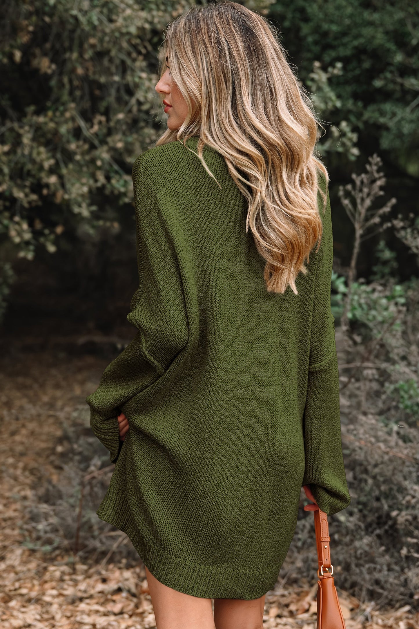 Drop Shoulder Slouchy Sweater