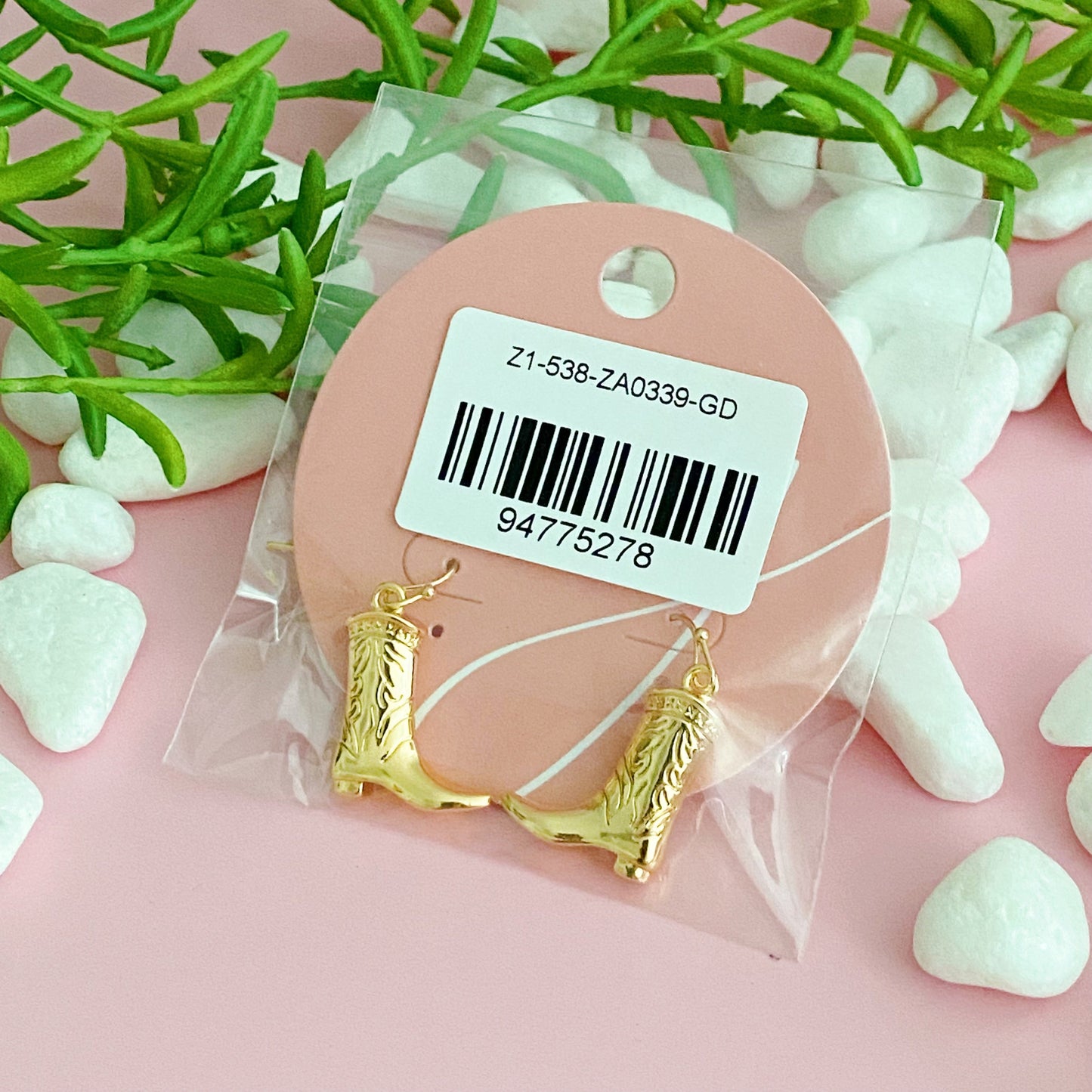 Cowgirl Boot Earrings